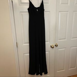 Black Sleeveless Jumpsuit